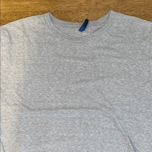 H&M Divided Curved Hem Tee